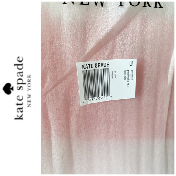 NWT Kate Spade leather tote and wristlet peach - Picture 7 of 8